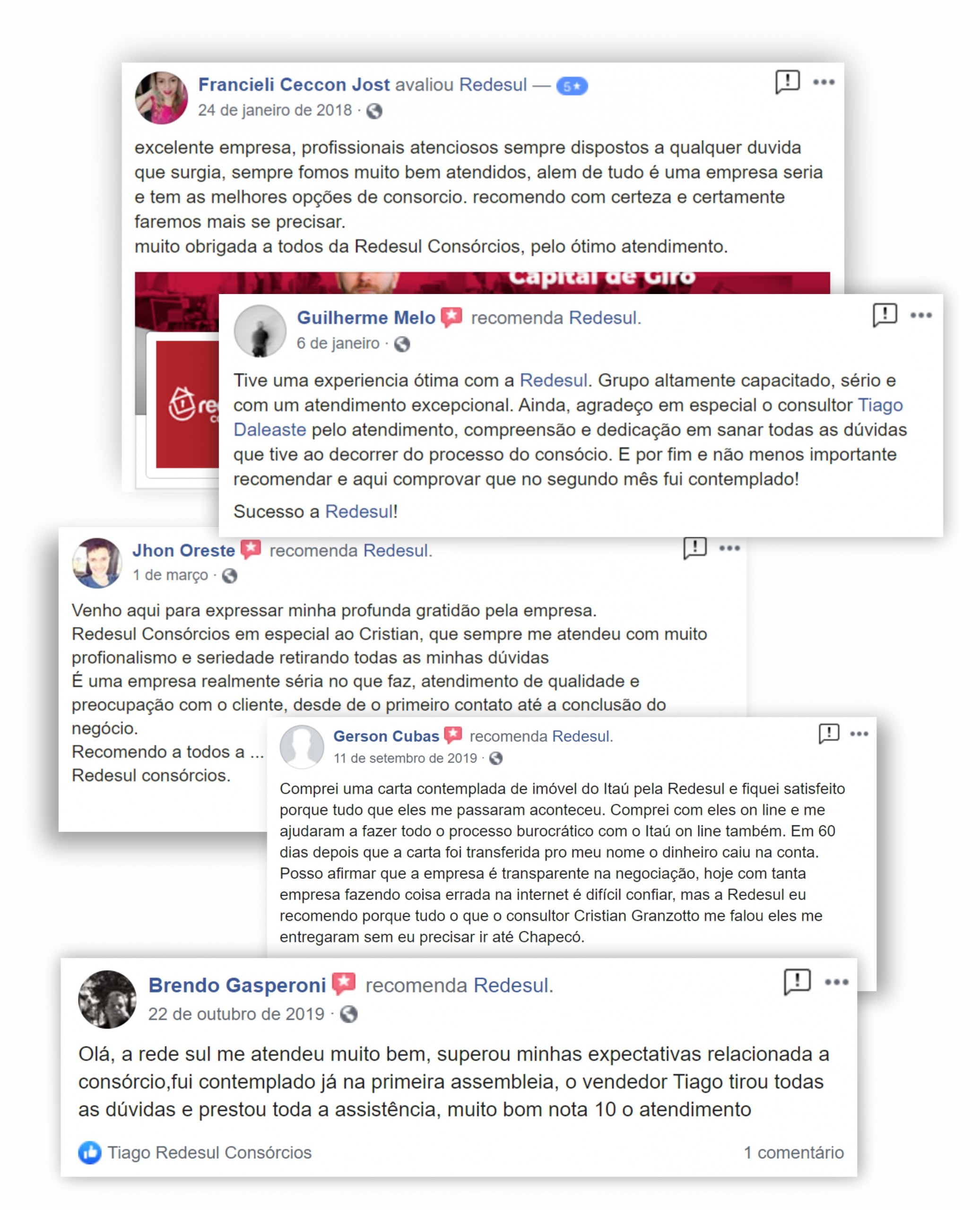 depoimentos consorcio